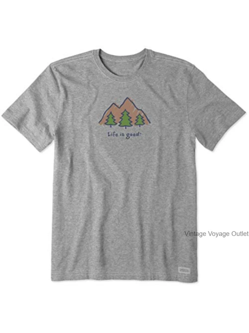 Crew Neck Graphic Tee Short Sleeve Cotton Men's T-Shirt